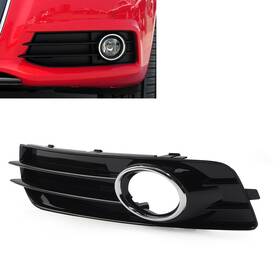 Fortodayy 612345283828 Front Bumper Fog Light Grille Grill Cover For Audi A3 8p 2009-2012 Left