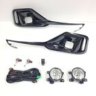 Mfmseblafl0223hond01 Front Bumper Fog Light Kit Fit 2021 2022 Honda Accord 4d Wire Bezel Switch Relay