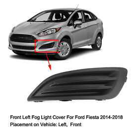 D2bz-15266-ba Front Left Bumper Fog Light Cover Trim For Ford Fiesta 1.0 1.6 2014-2018 D1