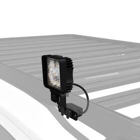 Rrac059 Front Runner Outfitters Roof Rack 4 Inch 27w Square Flood Beam Led Light W Bracket