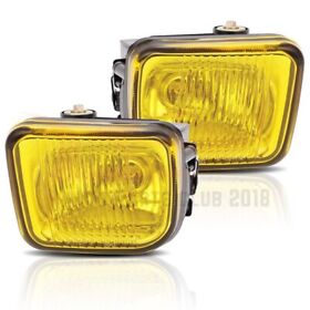 Apc16440201s Front Set For 1996-1998 Honda Civic Yellow Fog Lights Driving Lamps Lh Rh