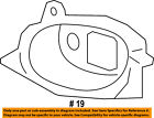 Gj5z17e810ab Ford Oem Escape Front Bumper Grille Cover Left