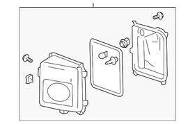 15930685 Gm Genuine Front Driver Side Turn Signal And Fog Lamp Assembly