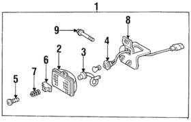 16512631 Gm Genuine Fog Lamp Assembly