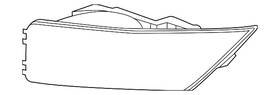 22687233 Gm Genuine Fog Lamp Assembly