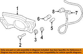 19368709 Gm Oem 93-06 Avalanche 1500 Front Lamps Fog Lamps-connector