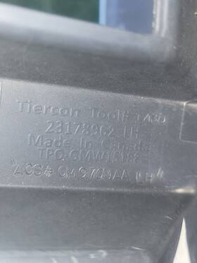 23178962 Gmc Sierrafog Light Cover 2500 3500 Hd 15-19 Front Driver Side Left