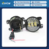 Gon065235 Zoncar Fog Lamps For Jeep Clear Light Aluminum 750137065235