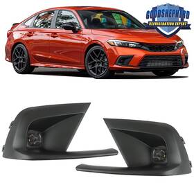 Gp1081435dh Goodshepherd18 Driving Led Fog Lights Lamp With Black Cover Wiring Kits For 2022-2023 Honda Civic