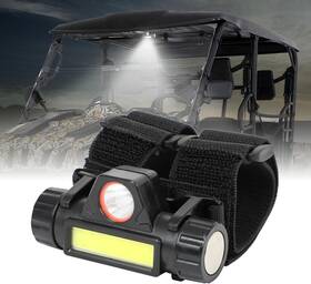 176090 Goottan Utv Dome Led Light - Roll Bar Mount Spot/flood Combo Beam For Black