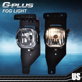Gplus-1128-41 Gplusmotor Fit For 2005-2007 Ford F-250 F-350 F-450 F-550 Smoked Lens Excursion Fog Lights