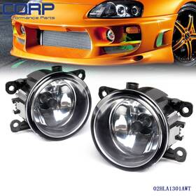 E-02hla1301awt Grandorange Fit For Acura Honda Ford Nissan Suzuki 1pair Fog Lights Lamp Clear With H11 Bulb