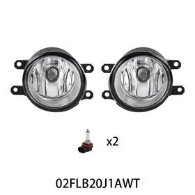 Gd050610 Grandorange Pair Fog Light Clear Lens Replacement Fit For 2009-2013 Toyota Venza T4