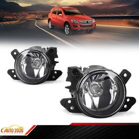 Gd061604 Grandorange Pair Clear Lens Bumper Fog Lights Replacement Fit For 2006-2014 Mercedes-benz