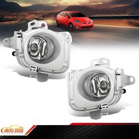 Gd090205 Grandorange Front Bumper Lamps With Bulbs Wiring Pair Fits 2010-2011 Toyota Prius Fog Lights