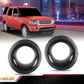 Gd111933 Grandorange Pair Fog Lamp Light Bezel Left And Right Black Fit For Land Rover Lr4 2010-14