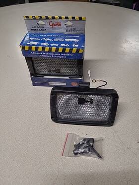 63241-5 Grote Rectangular Halogen Worklamp Beam Flood Style 24v Farm 2pack
