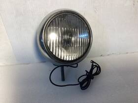 2025a Guide Vintage 5 Inch Fog Lamp Light Clear #2025a Chrome Bucket Single Screw