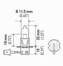 H3hd Hella Fog Light Bulb Fits Volvo 7501748689906