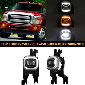 Hacarler 674519805700 2pcs Bumper Led Fog Lights For Ford F-250 F-350 F-450 Super Duty 2008 2009 2010