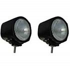 Hal-5cax2-24v-fl Larson Halogen Off Road Light Cast Aluminum Housing Tungsten Bulb