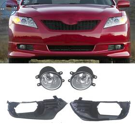 Hp69099 Happy19star Clear Left Right Bumper Fog Lights With Switch Kit For Toyota Camry 2007 2008 2009