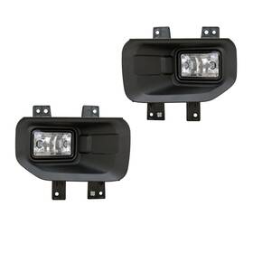 Fr723-b000pca Headlightsdepot Halogen Fog Light Set Fits 2015-2017 Ford F-150 Capa Certified