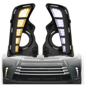 Mo-1601 Hecasa Led Daytime Running Light Fog Lamp Compatible With 2017-2019 Bundles 2pcs