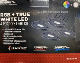 Rgbw1-4kt Heise New Rgbw 4 Pod Rock Led Light Kit