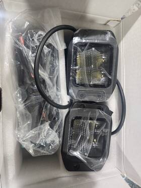 Hella 082300807646 Black Magic 3.2 Inch Cube Kit Flood Led Lights All New