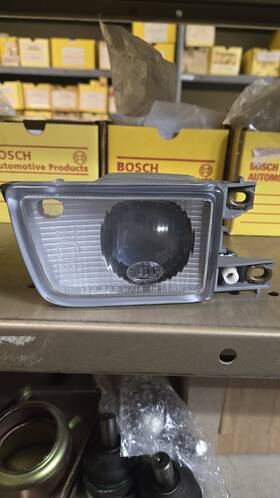 301139353 Hella Oem Smoked Fog Lights Vw Volkswagen Mk3 Mkiii Golf / Jetta - Left