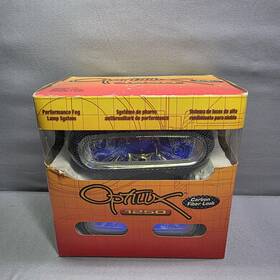 Helh71010301 Hella Optilux 1250 Electron Blue Carbon Fiber Look Rectangular Fog Light Kit