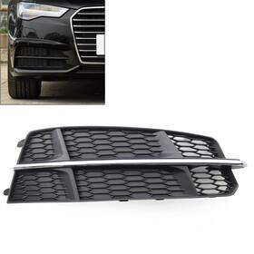Hkseller-au 834561217870 Black Chrome Front Right Bumper Lower Side Grille For Audi A6 C7 2014-18