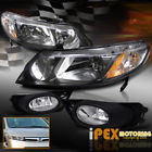 Ho2503127 Ho2502127 Rslights Honda Civic Jdm Black Headlights Clear Bumper Fog Lights