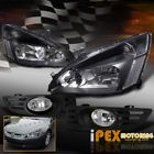 Ho2502120 Ho2503120 Rslights Honda Accord Coupe Jdm Black Headlights With Clear Fog