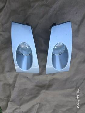 Bt-wj30-0106-09 Honda 2007-2008 Fit Fog Lights Clear Lens Lamps Pair Oem Gray