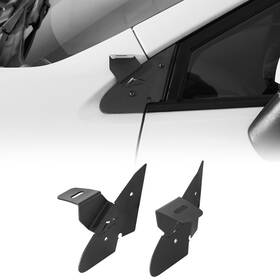 Qt.10049 Hooke Road A-pillar Light Brackets For 13-17 Crosstrek Subaru Pre-drilled Wire Holes Pair
