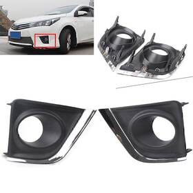 Hukyu 111000322983 Car Front Fog Light Lamp Bezel Cover Trim For Toyota Corolla Eu Version 2014-16