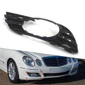 Hukyu 550736688565 Front Fog Light Grills Cover For Mercedes-benz E320 E350 E550 E63 2007-2009