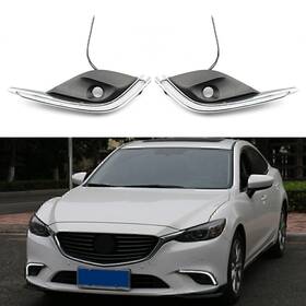 Hukyu-2015yf243-1 Hukyu 2 Pcs Abs Led Left Right Daytime Running Lights Drl For Mazda 6 Atenza 2016-2018