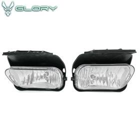 3313c Hyper Glory For 2002-2007 Chevy Silverado 1500 2500 3500 Front Fog Lights Lamp Assembly Pair