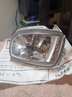 59539l Hyundai 116 Elantra Hatchback Gt 01-03 Fog Light Foglight Driver Left Lh
