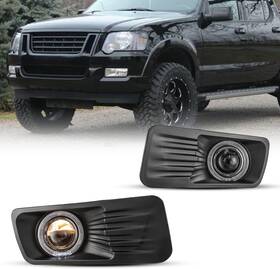 30-0152-09 I1motor Fog Lights For 2006-2010 Ford Explorer Projectors Driving Bumping Lamps L R