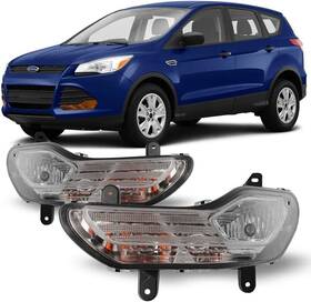 I1motor 794590995760 Fog Lights For 2013-2016 Ford Escape Driving Front Bumper Lamps Left And Right