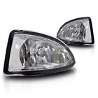 Igi-stf0033-c Winjet For Honda Civic Coupe Sedan Clear Lens Chrome Housing