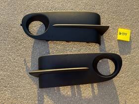4r8315a279a Jaguar 2005-2007 S-type Oem Left And Right Fog Light Bezels Black Some Wear