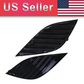 Jahy2tech 883148514000 Front Bumper Fog Light Cover Bezel For Toyota 2018 2019-2020 Camry Se Xse 1 Pair