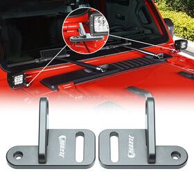 Et22113091-1 Jerbor A-pillar Light Mount Led Pod Mounting Bracket For Jeep Wrangler Jl Jt 2018-2023