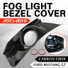 Jgtlp0011381540629848 Vevor Carbon Fiber Front Bumper Fog Light Grille 865472362656