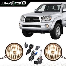 J-02flb2001asm Jijiamotor13 Fit For 2005-2011 Toyota Tacoma Bumper Smoke Lens Fog Lights Lamps W&bulb&switch